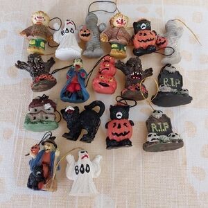 17 Vintage Halloween ornaments